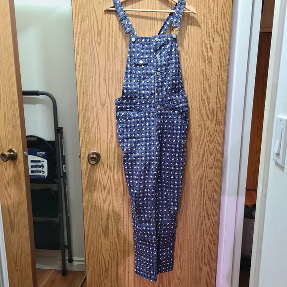 ES streetwear Denim - ES streetwear kitty cat overalls sz 6